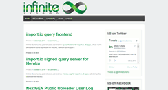 Desktop Screenshot of infiniteschema.com